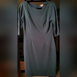 Green colored dress, size 6, brand Cremieux